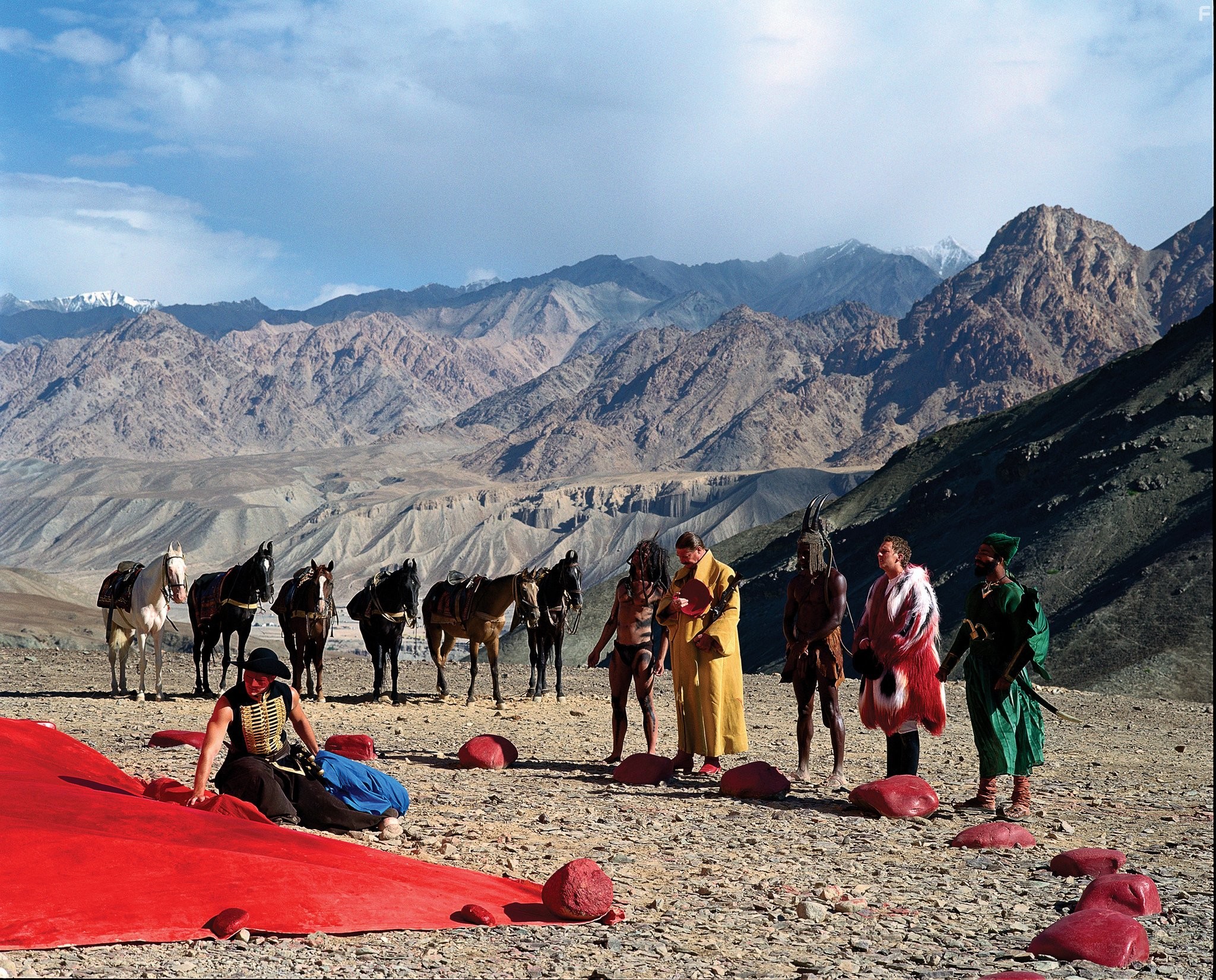 Robin Smith, Jeetu Verma, Leo Bill, Lee Pace, and Marcus Wesley in Запределье (2006)