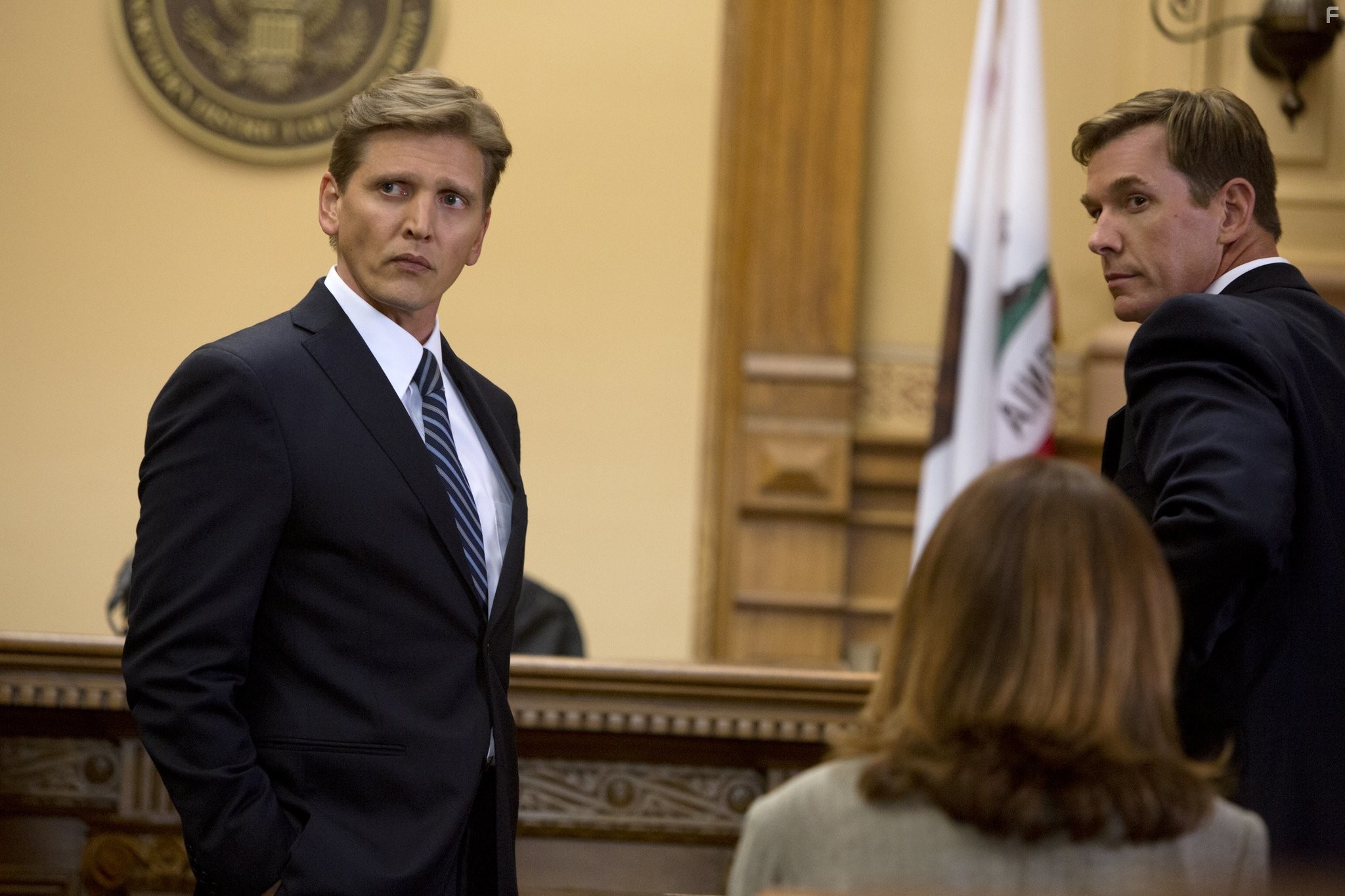 Barry Pepper and Clay Edmund Kraski in Убить гонца (2014)