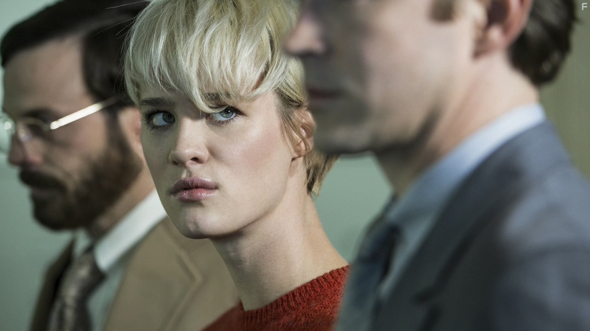 Scoot McNairy, Lee Pace, and Mackenzie Davis in Остановись и гори (2014)