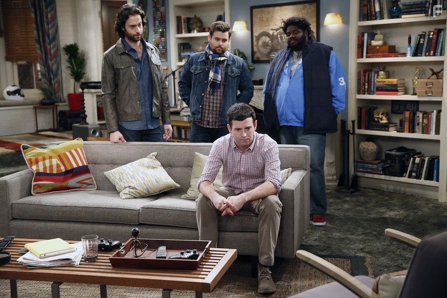 Chris D'Elia, David Fynn, Ron Funches, and Brent Morin in Непригодные для свиданий (2014)