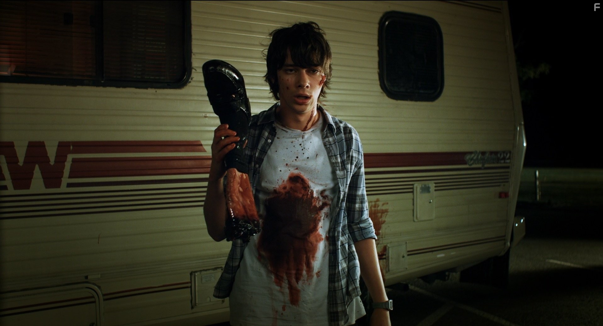 Still of Devon Bostick in Dead Before Dawn 3D. www.deadbeforedawn3d.com