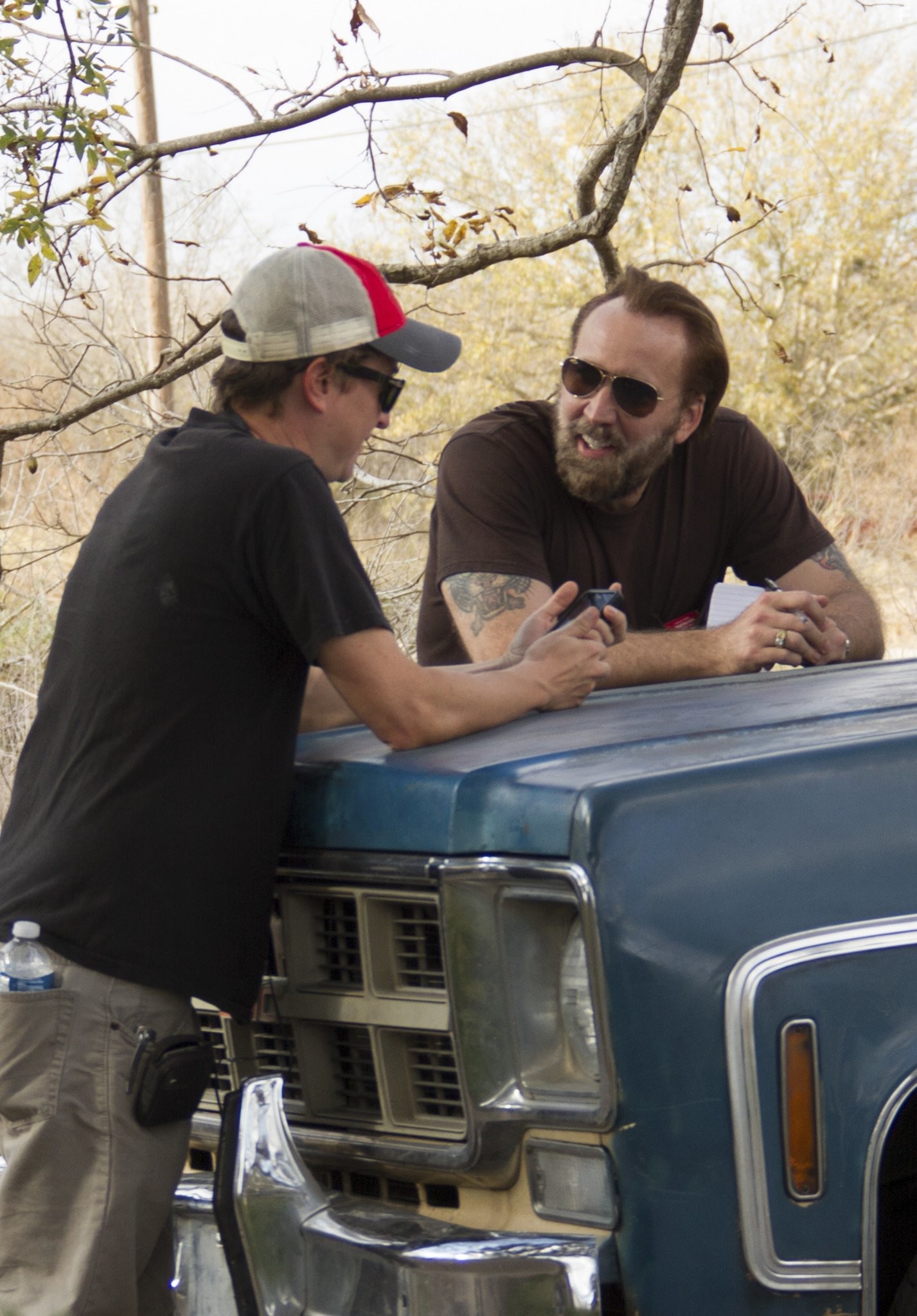Nicolas Cage and David Gordon Green in Джо (2013)