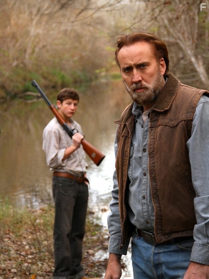 Nicolas Cage and Tye Sheridan in Джо (2013)