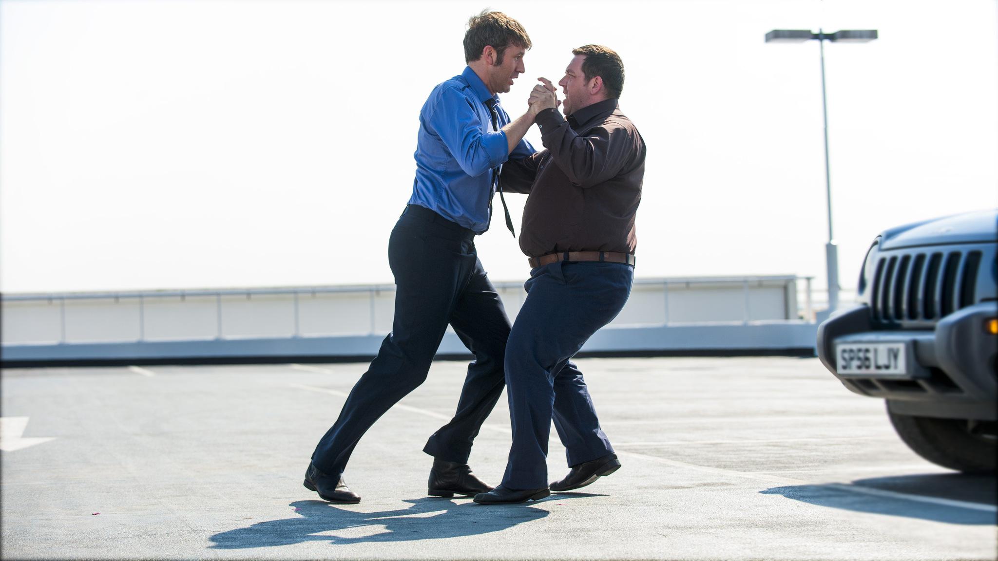 Nick Frost and Chris O'Dowd in Cuban Fury (2014)