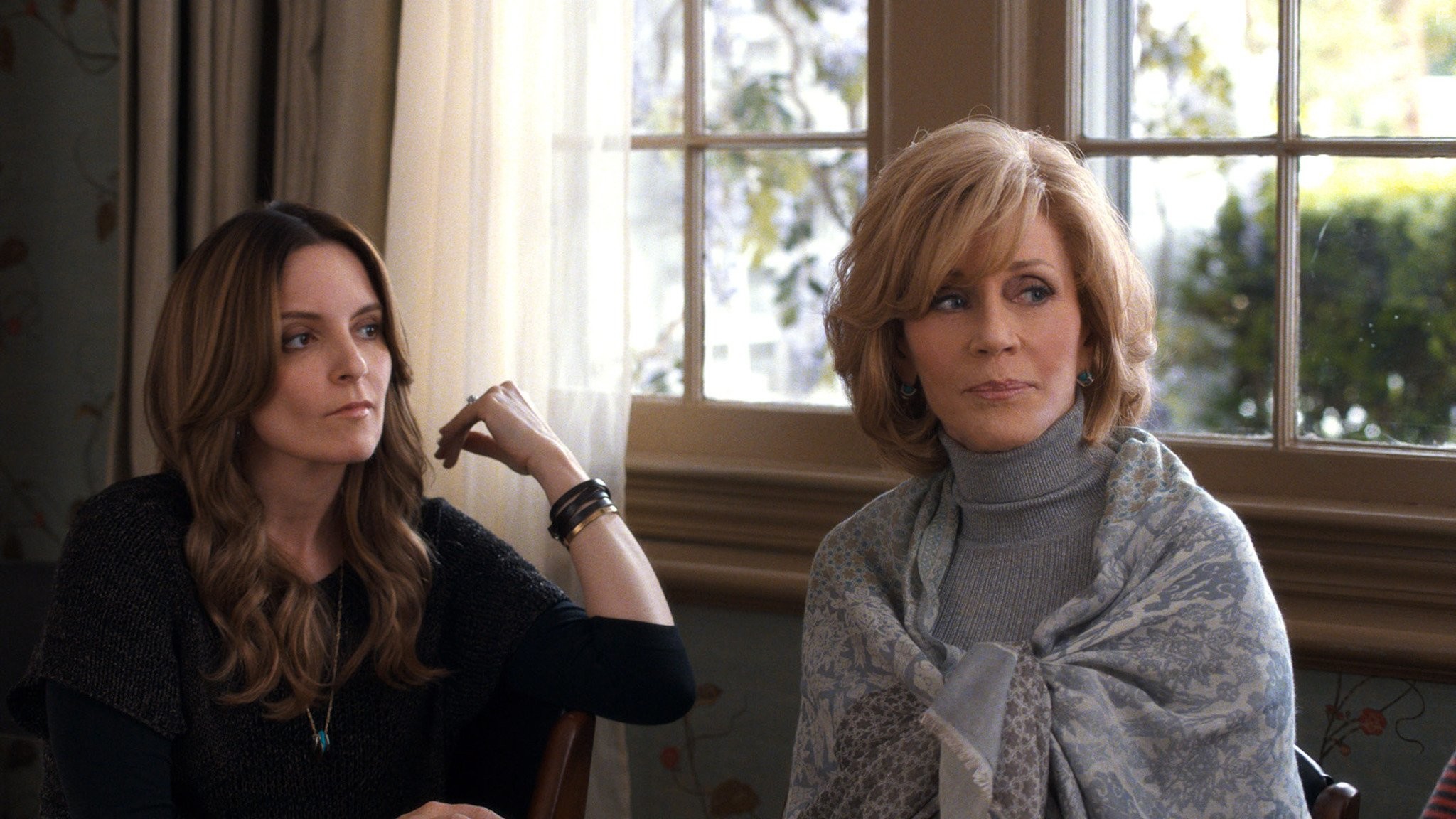 Jane Fonda and Tina Fey in Дальше живите сами (2014)