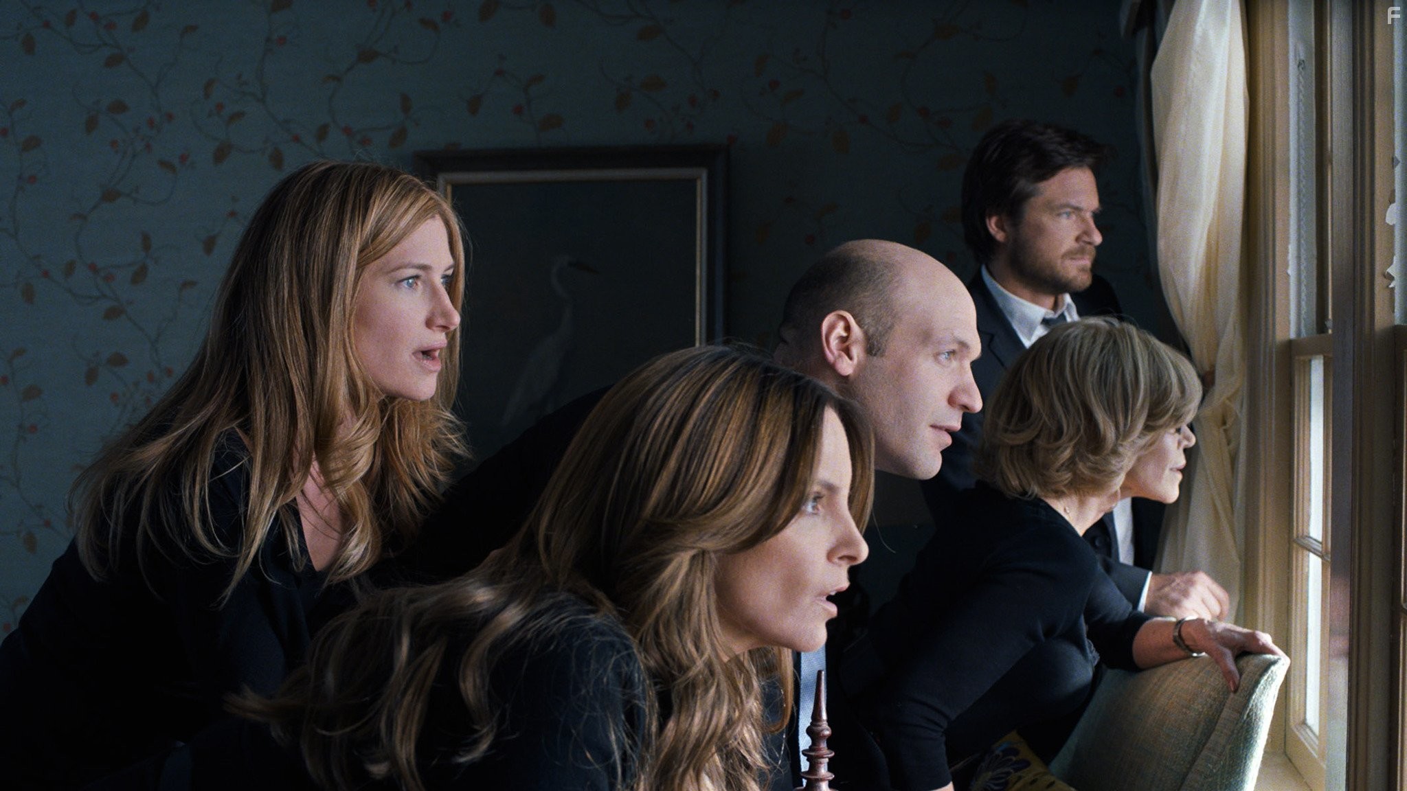 Jane Fonda, Jason Bateman, Tina Fey, Corey Stoll, and Kathryn Hahn in Дальше живите сами (2014)