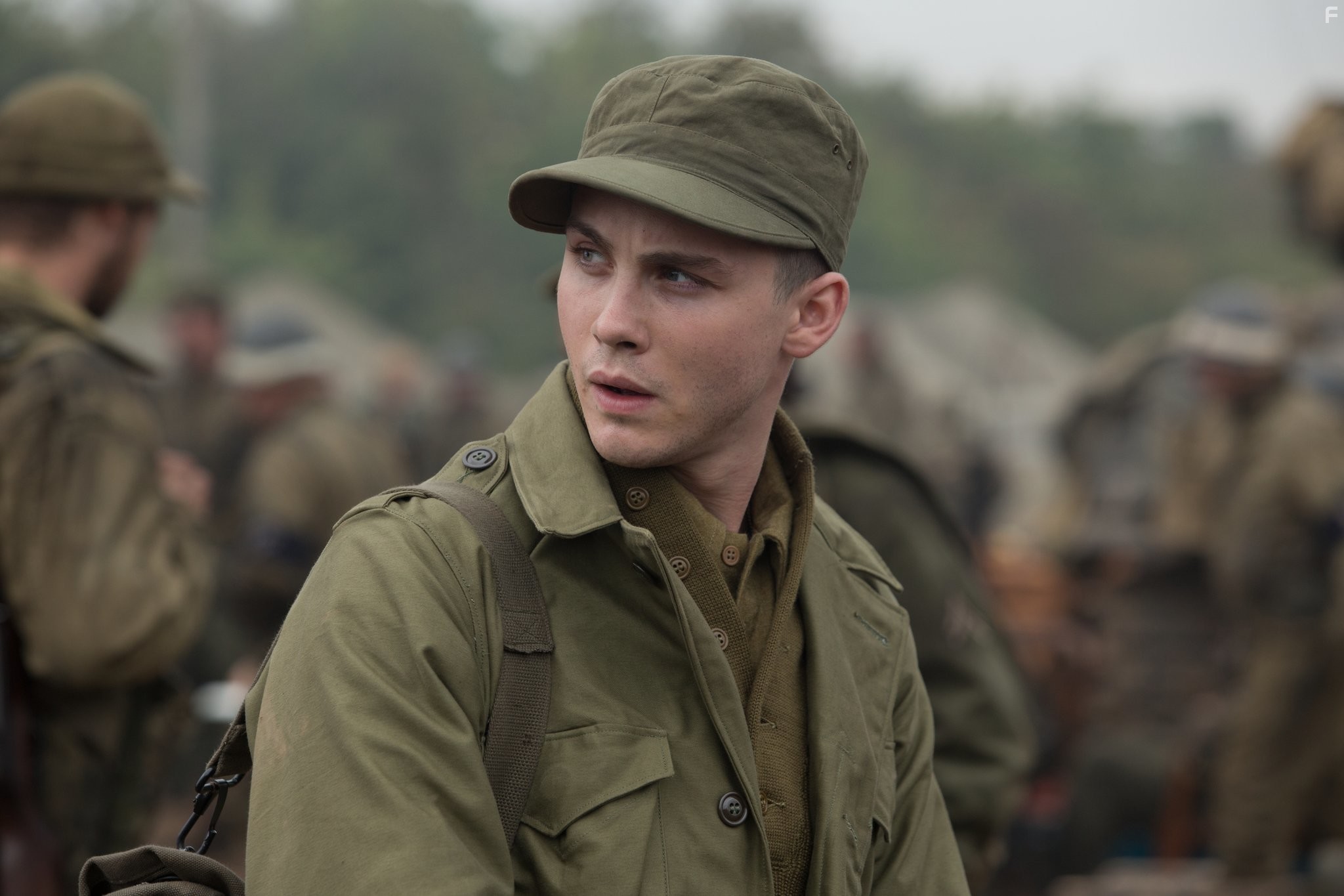 Logan Lerman in Ярость (2014)