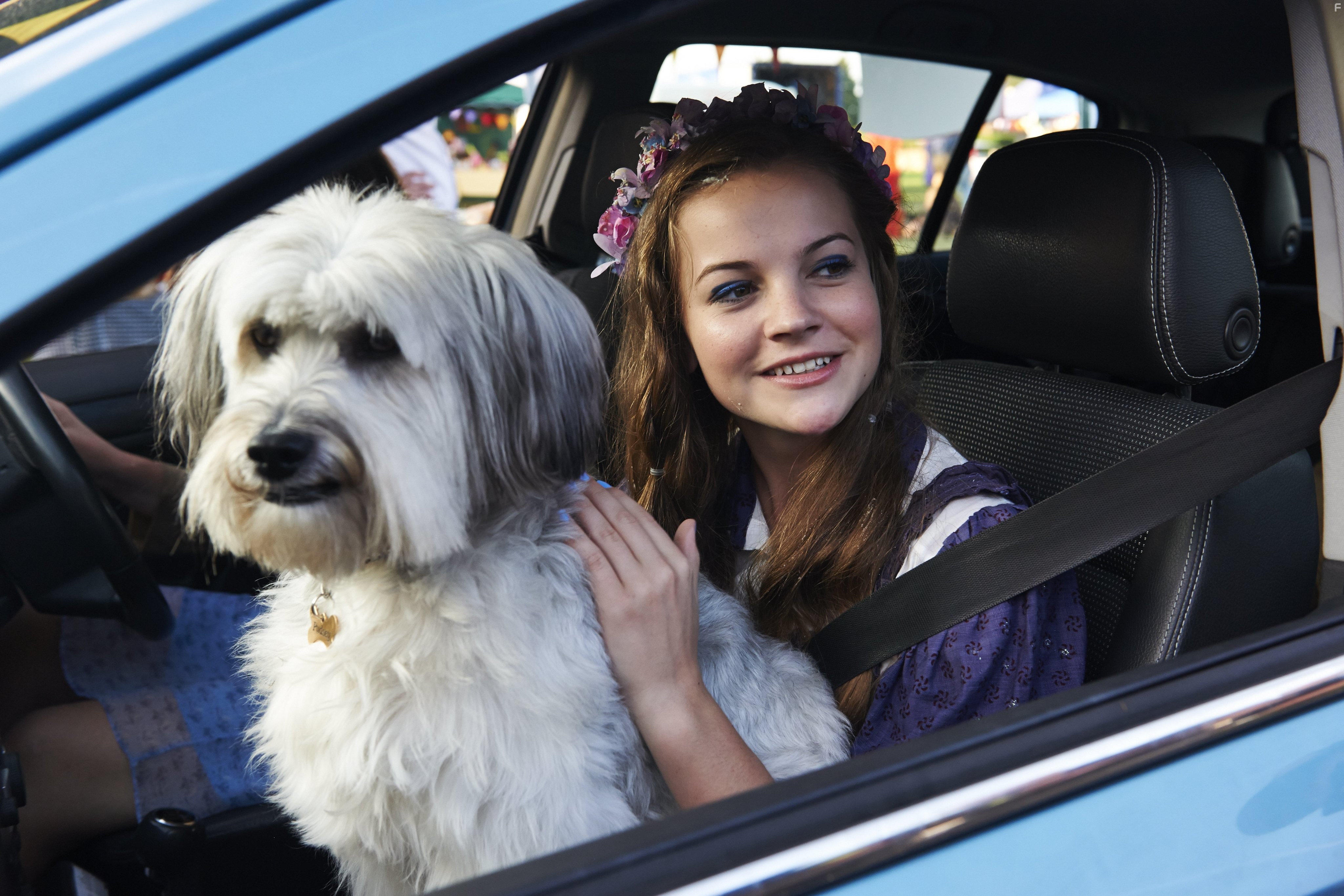 Izzy Meikle-Small and Pudsey in Pudsey the Dog: The Movie (2014)