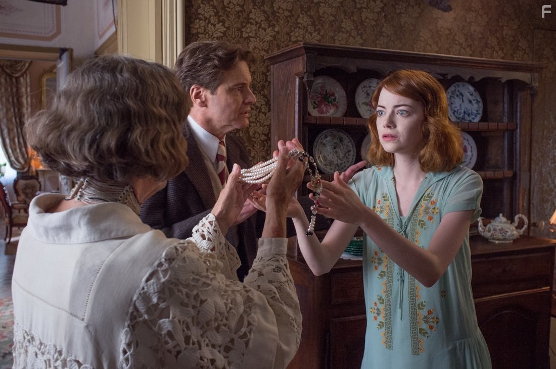 Colin Firth, Eileen Atkins, and Emma Stone in Магия лунного света (2014)