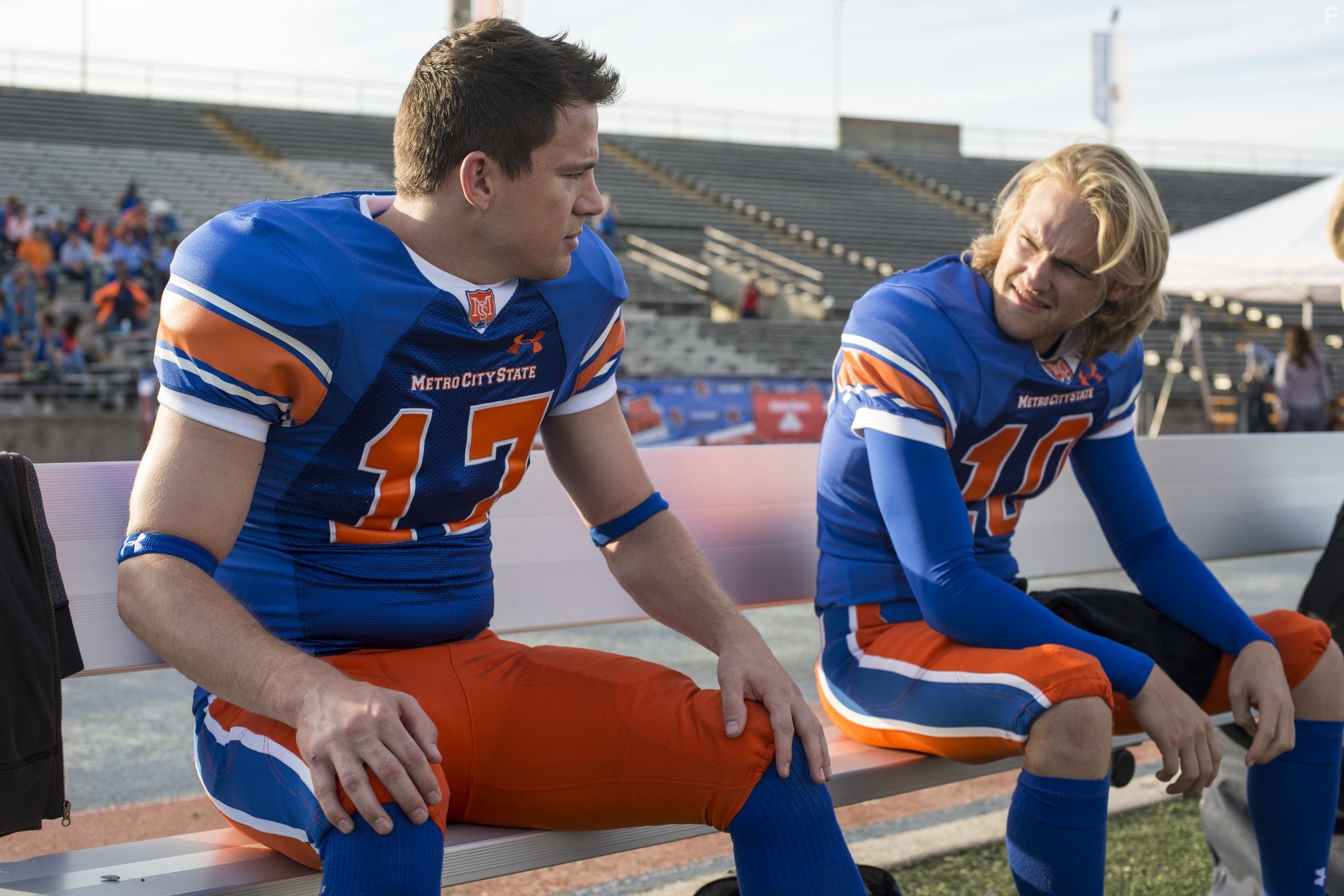 Wyatt Russell and Channing Tatum in Мачо & ботан 2 (2014)