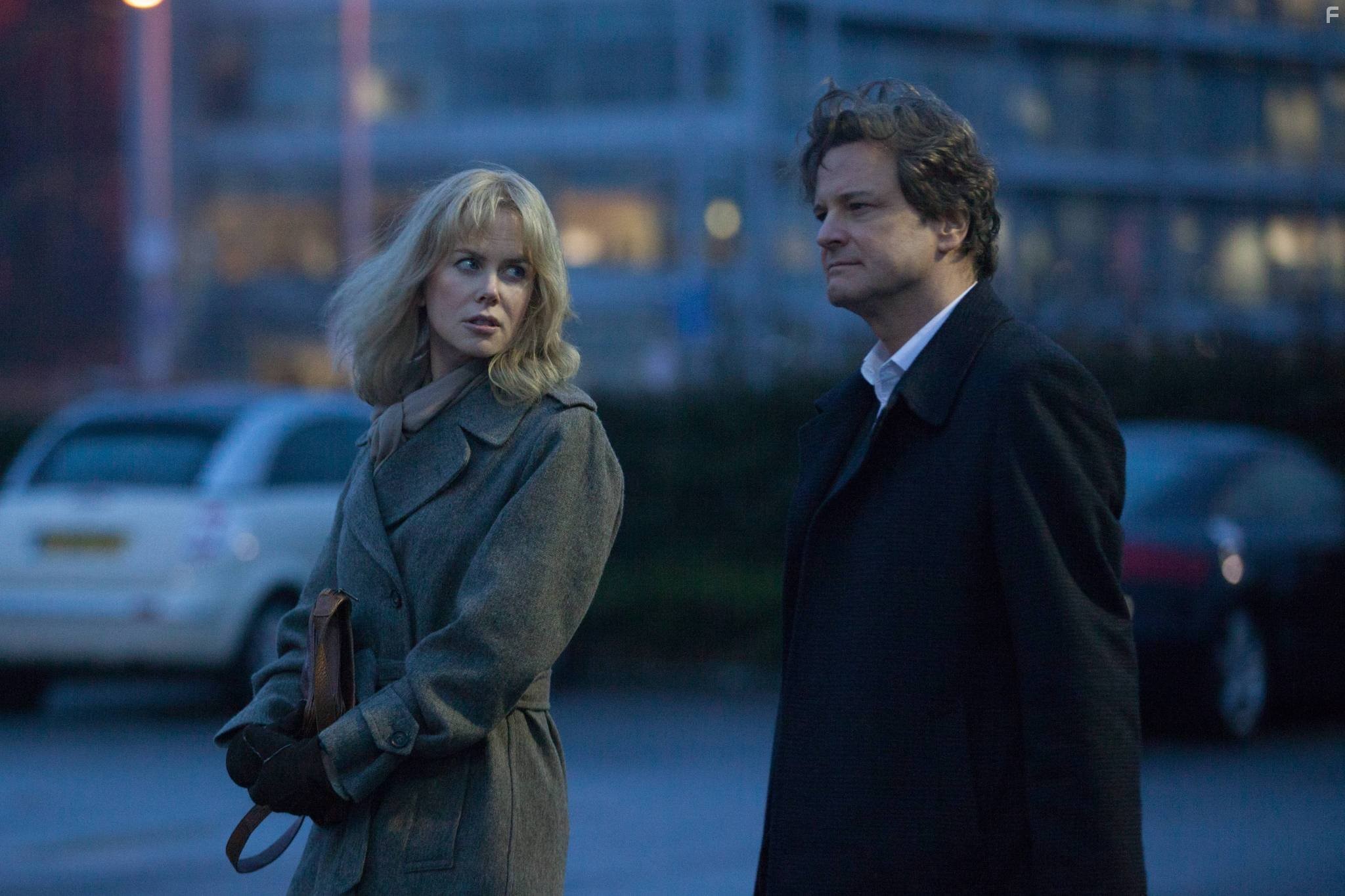 Colin Firth and Nicole Kidman in Прежде чем я усну (2014)