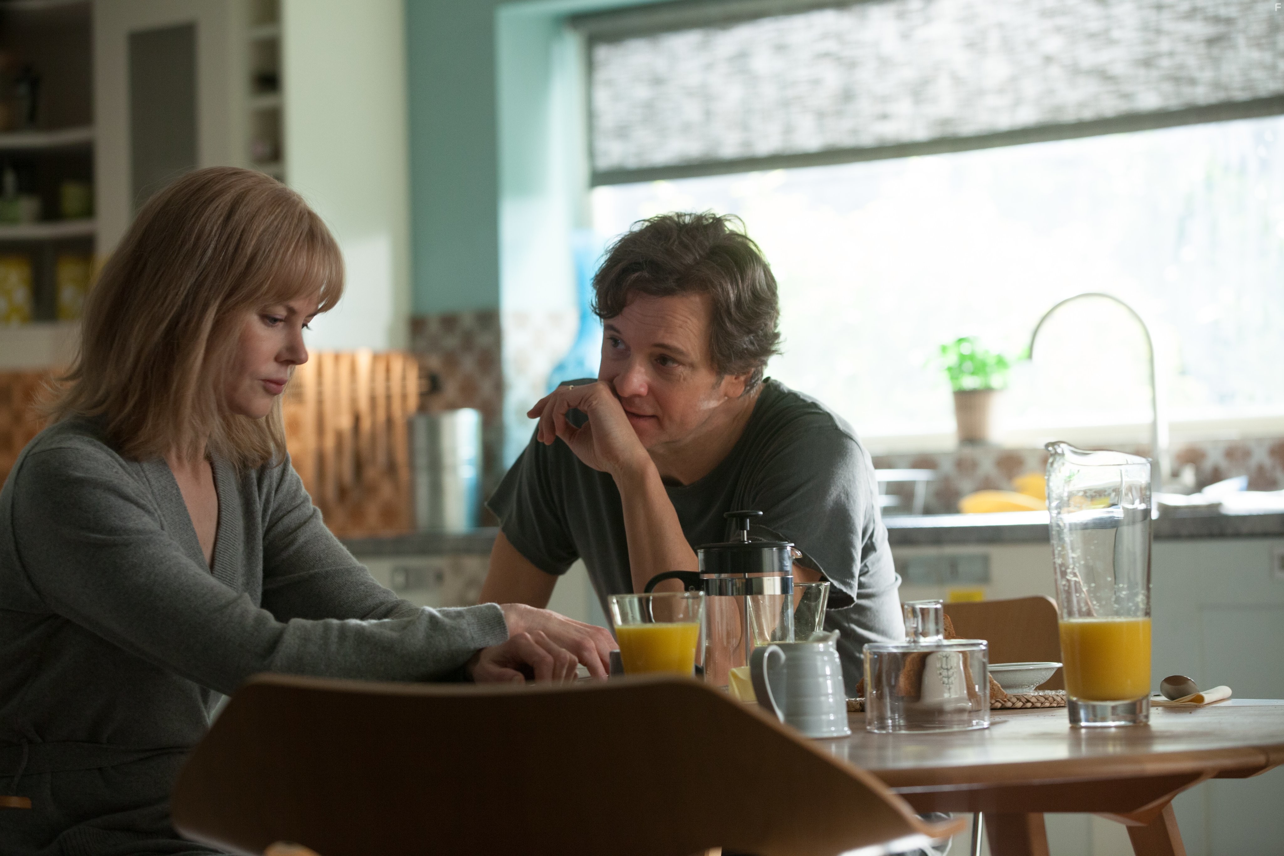 Colin Firth and Nicole Kidman in Прежде чем я усну (2014)