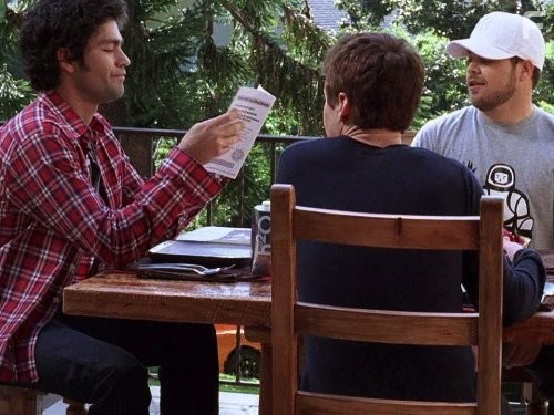 Adrian Grenier and Jerry Ferrara in Красавцы (2004)