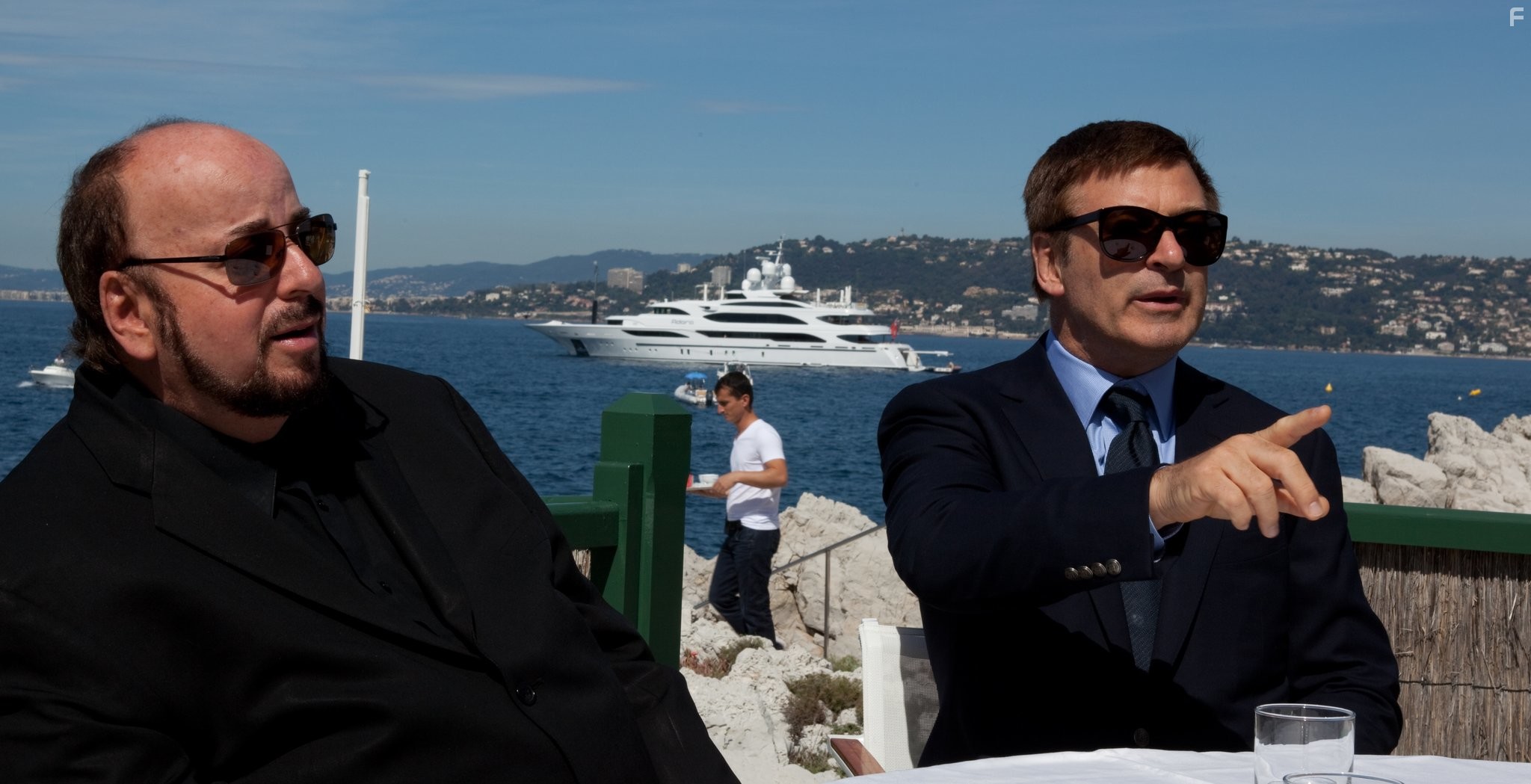 Alec Baldwin and James Toback in Seduced and Abandoned (2013)