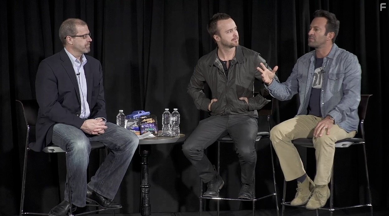 Aaron Paul, Scott Waugh, and Keith Simanton in Need for Speed: Жажда скорости (2014)