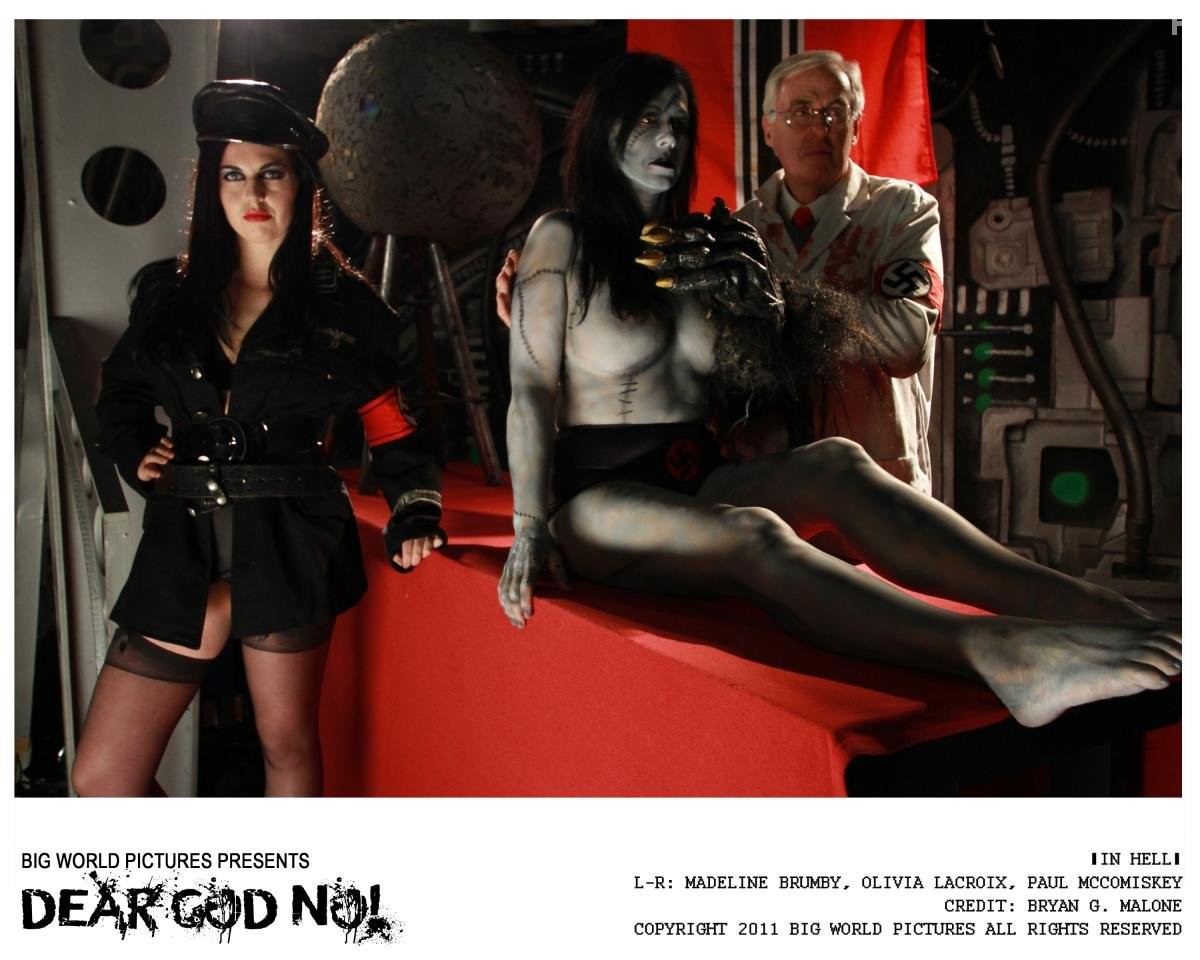 Madeline Brumby, Paul McComiskey, and Olivia LaCroix in Dear God No! (2011)