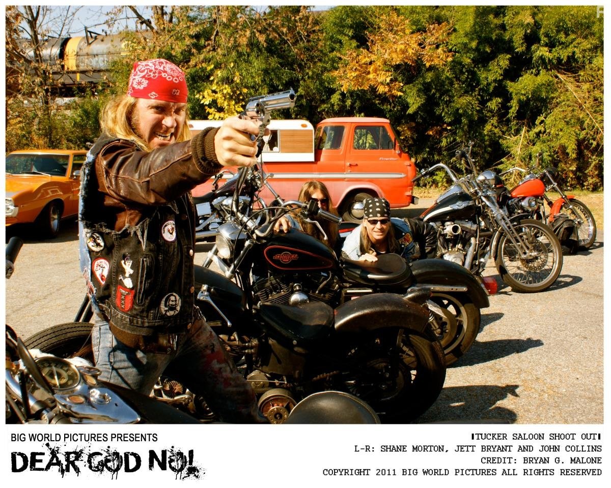 Shane Morton, Johnny Collins, and Jett Bryant in Dear God No! (2011)