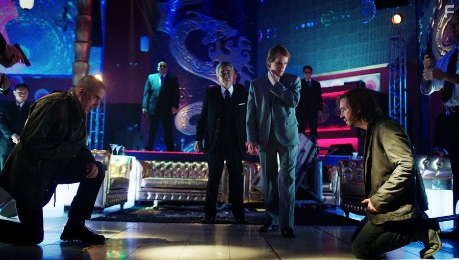 Kirk Acevedo, Zeljko Ivanek, and Aaron Stanford in 12 oбезьян (2015)