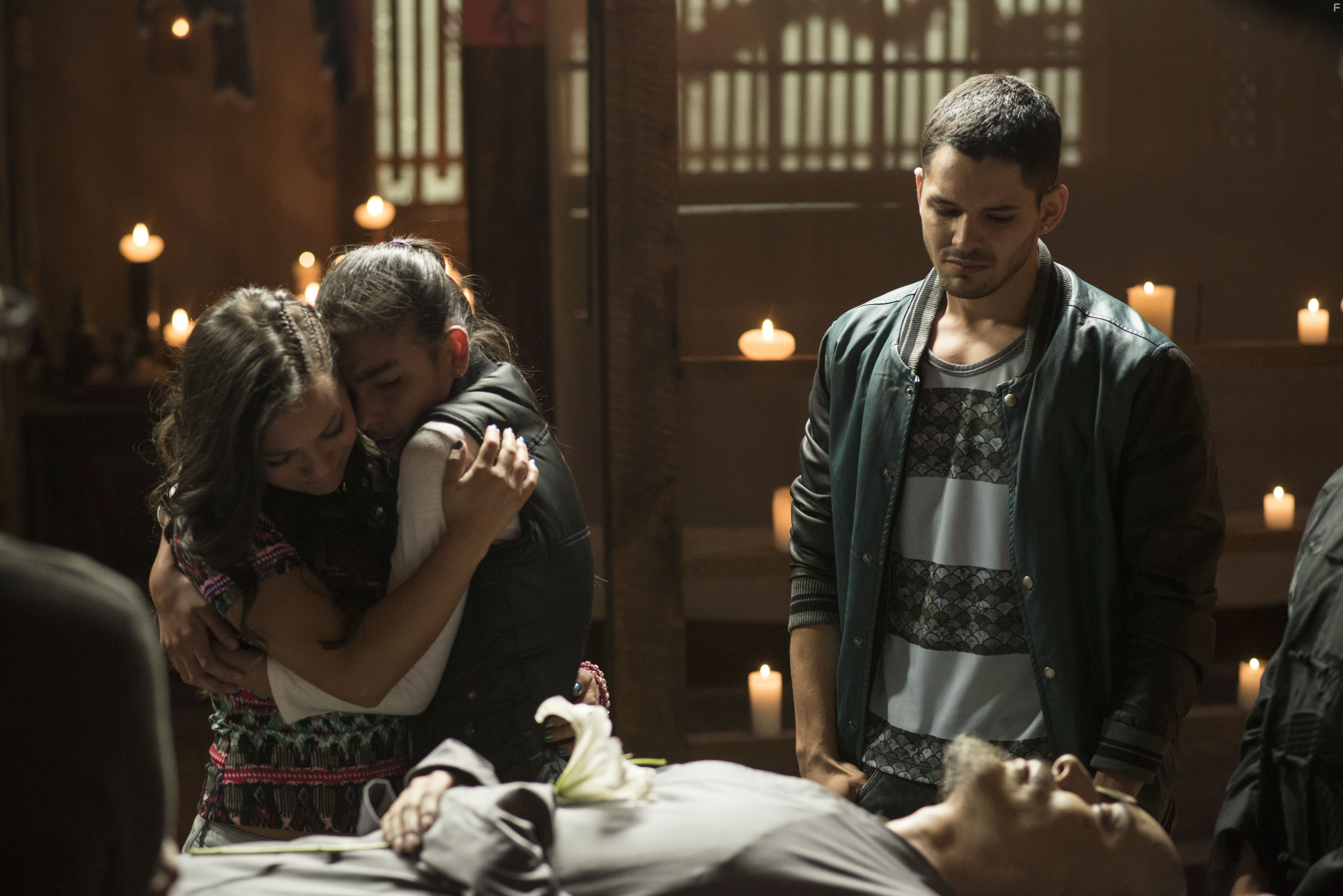 Natalia Reyes, Ricardo Abarca, V?ctor Jim?nez, and Michell Orozco in Cumbia Ninja (2013)