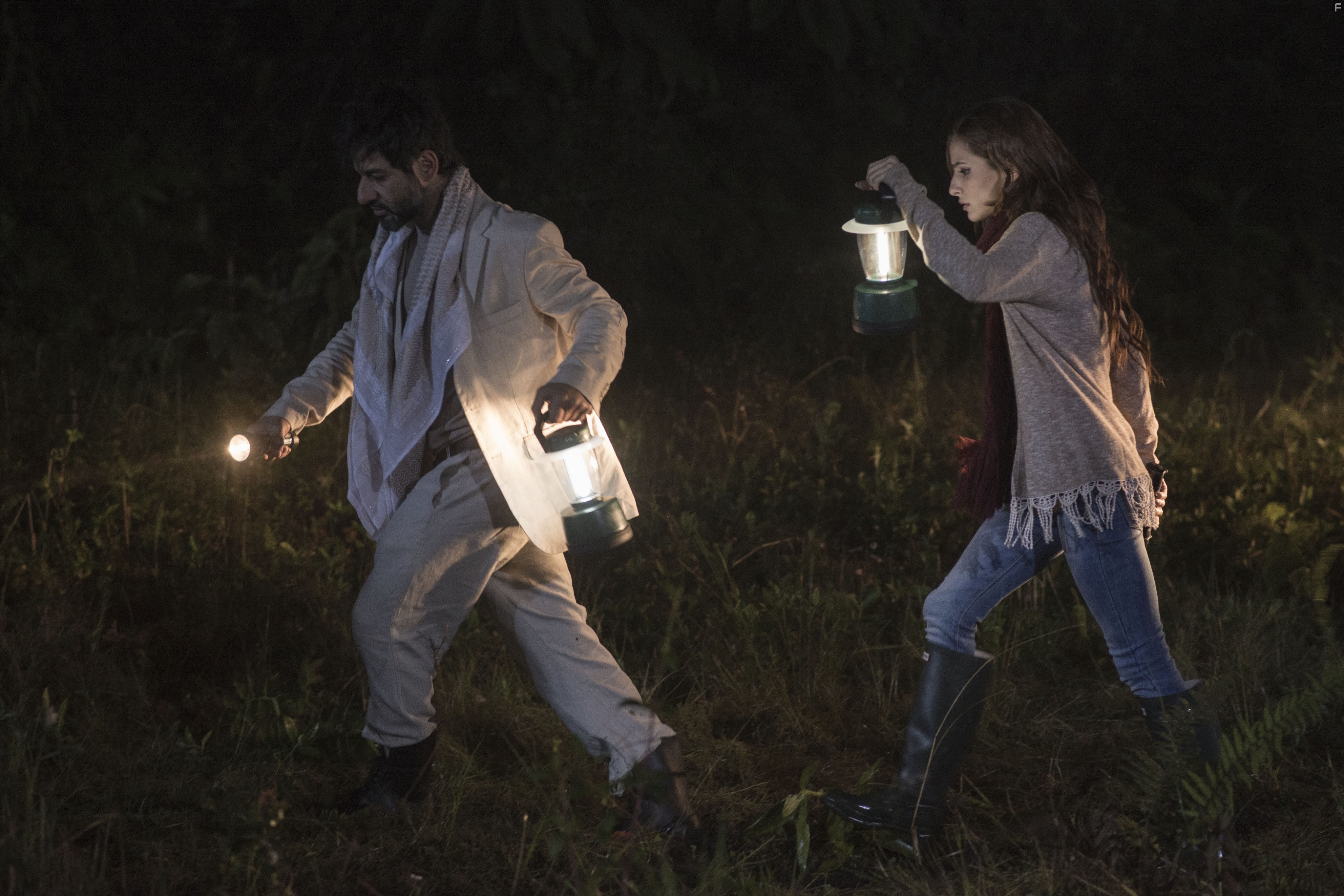 Miguel Rodarte and Brenda Asnicar in Cumbia Ninja (2013)