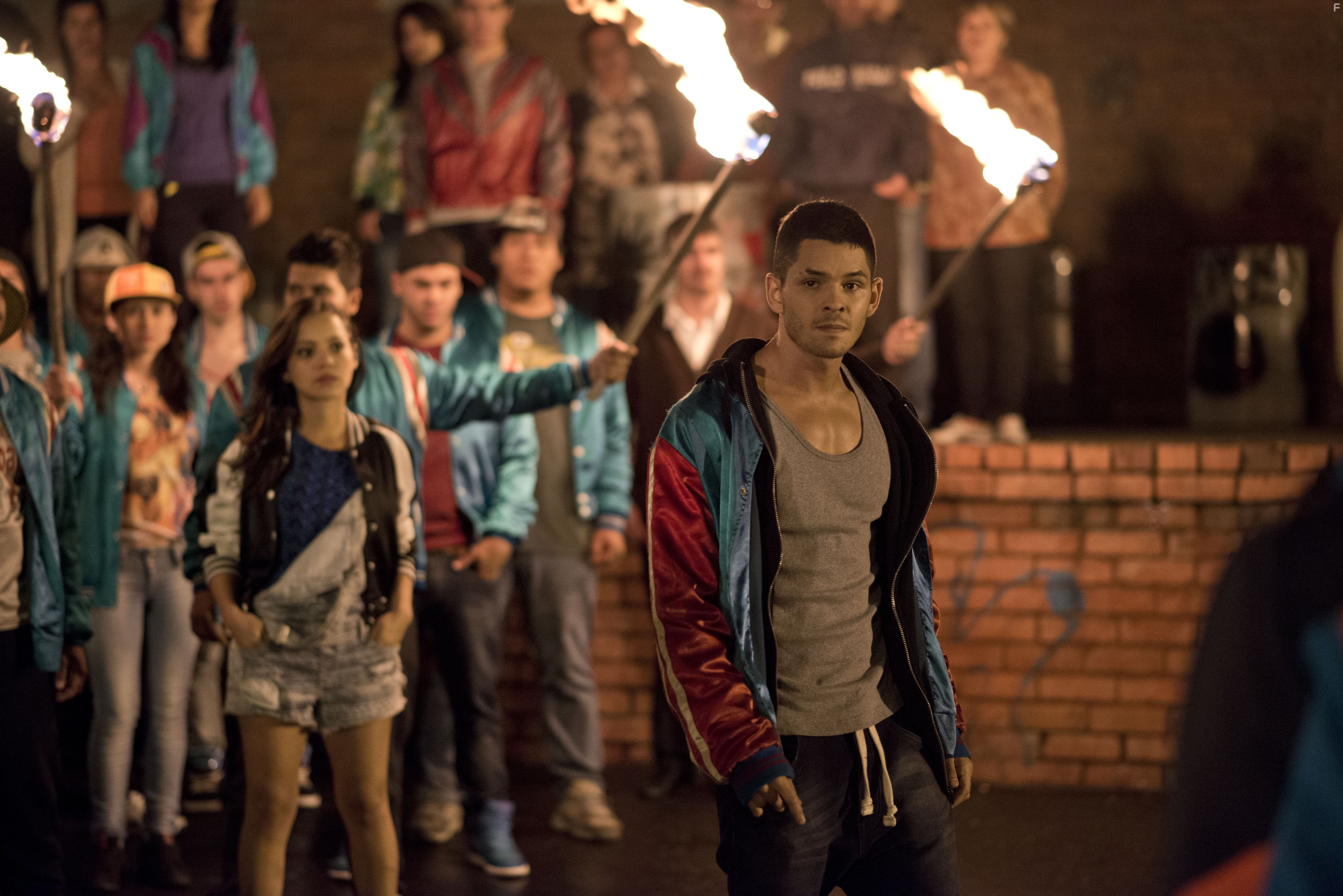 Natalia Reyes and Ricardo Abarca in Cumbia Ninja (2013)