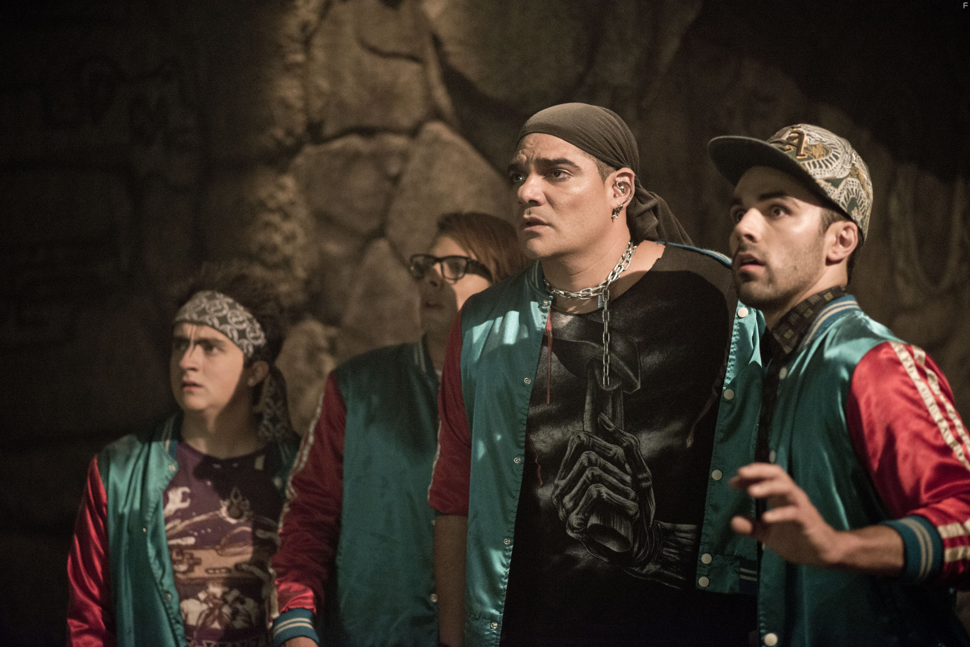 Nikolas Rincon, Sebasti?n Rend?n, Julio Nava, and Ignasio Meneses in Cumbia Ninja (2013)