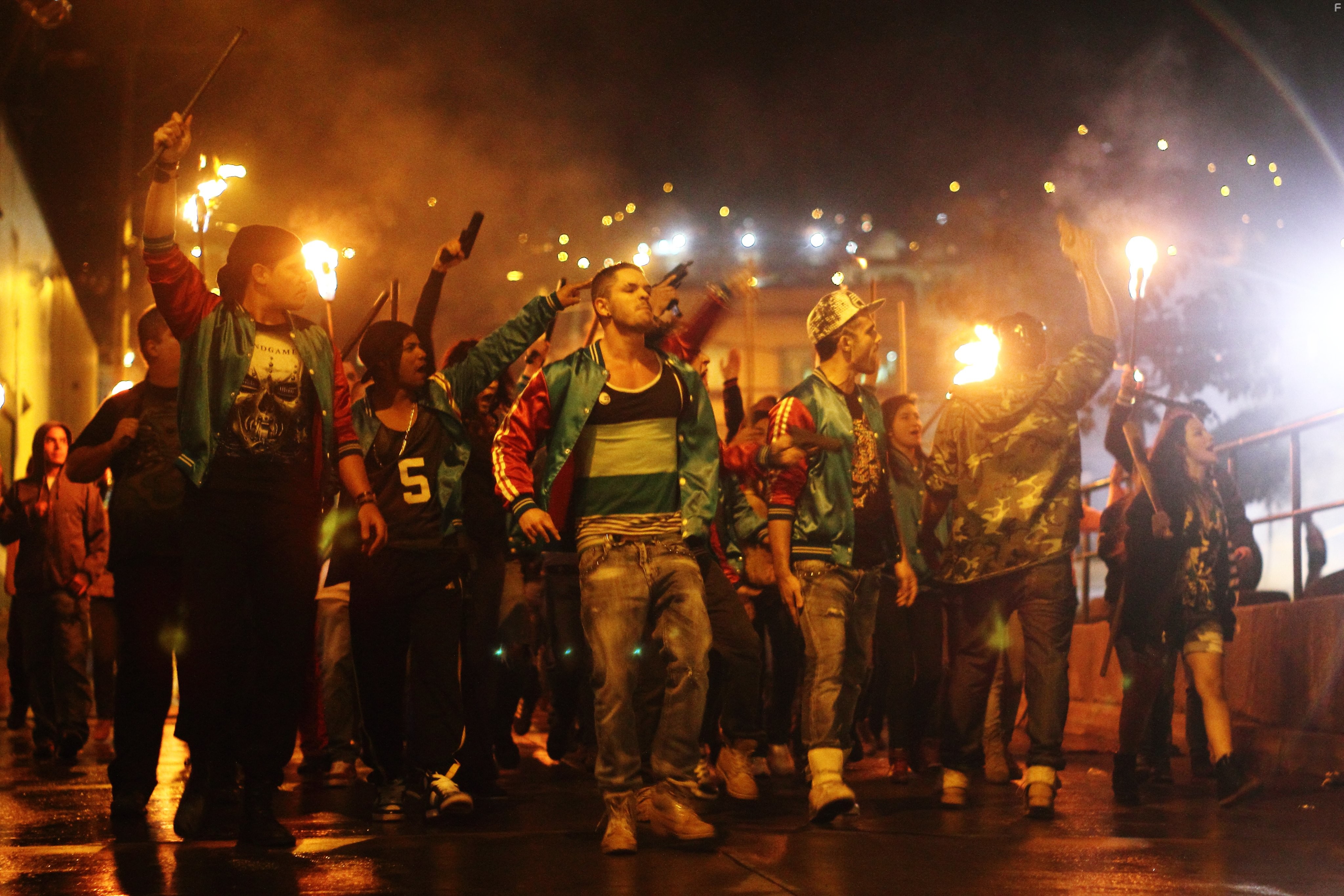 Natalia Reyes, Ricardo Abarca, Julio Nava, and Ignasio Meneses in Cumbia Ninja (2013)