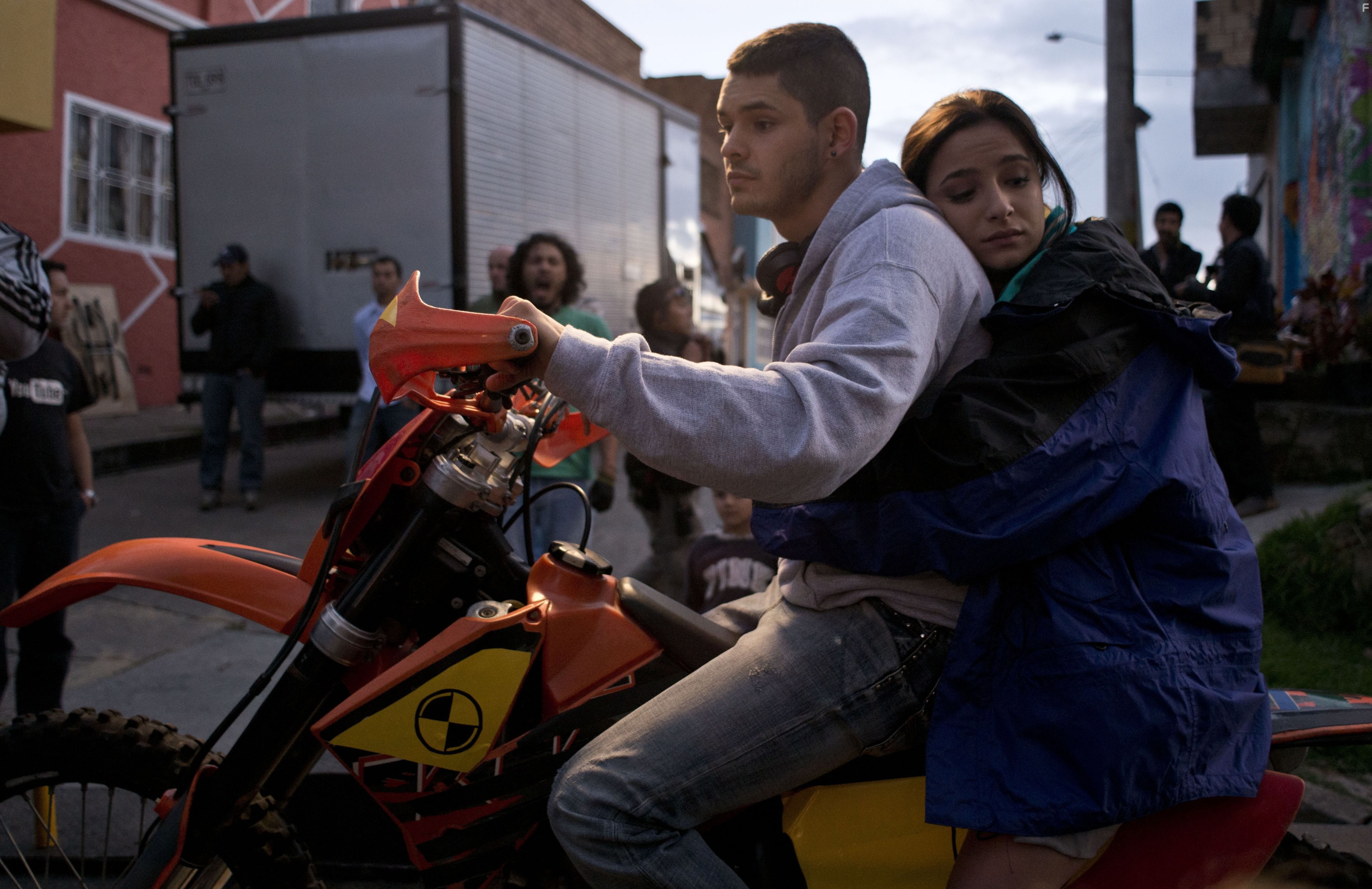 Ricardo Abarca and Brenda Asnicar in Cumbia Ninja (2013)