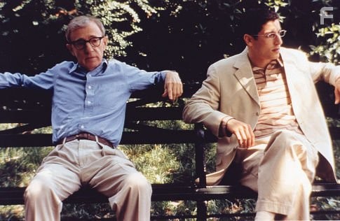 Woody Allen and Jason Biggs in Кое-что ещё (2003)