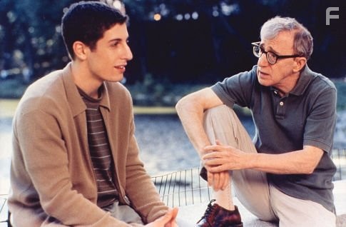 Woody Allen and Jason Biggs in Кое-что ещё (2003)