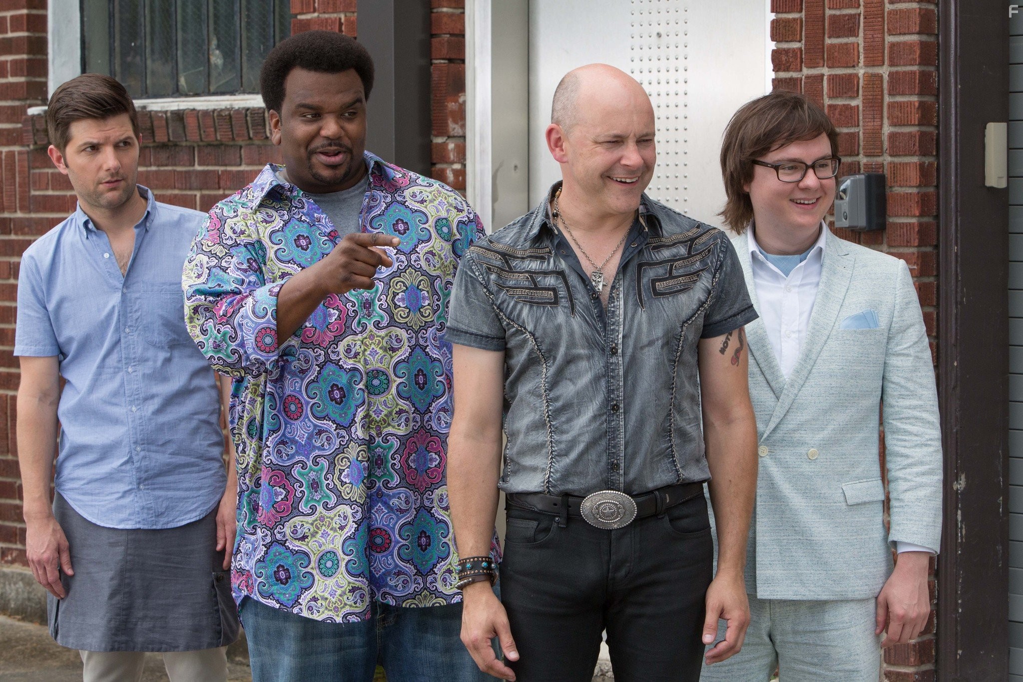 Adam Scott, Clark Duke, Craig Robinson, and Rob Corddry in Машина времени в джакузи 2 (2015)