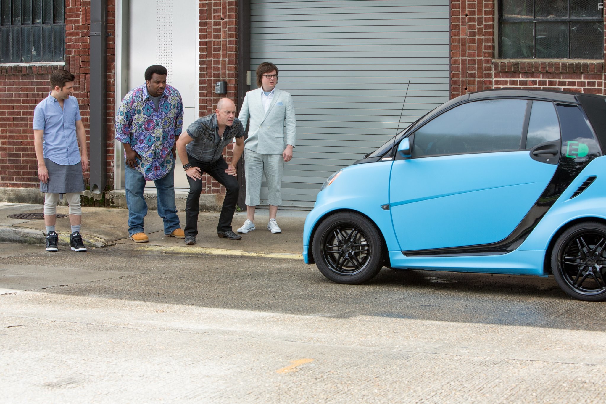 Adam Scott, Clark Duke, Craig Robinson, and Rob Corddry in Машина времени в джакузи 2 (2015)