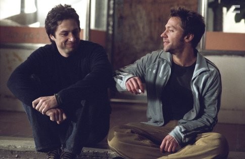 Zach Braff and Michael Weston in Прощальный поцелуй (2006)