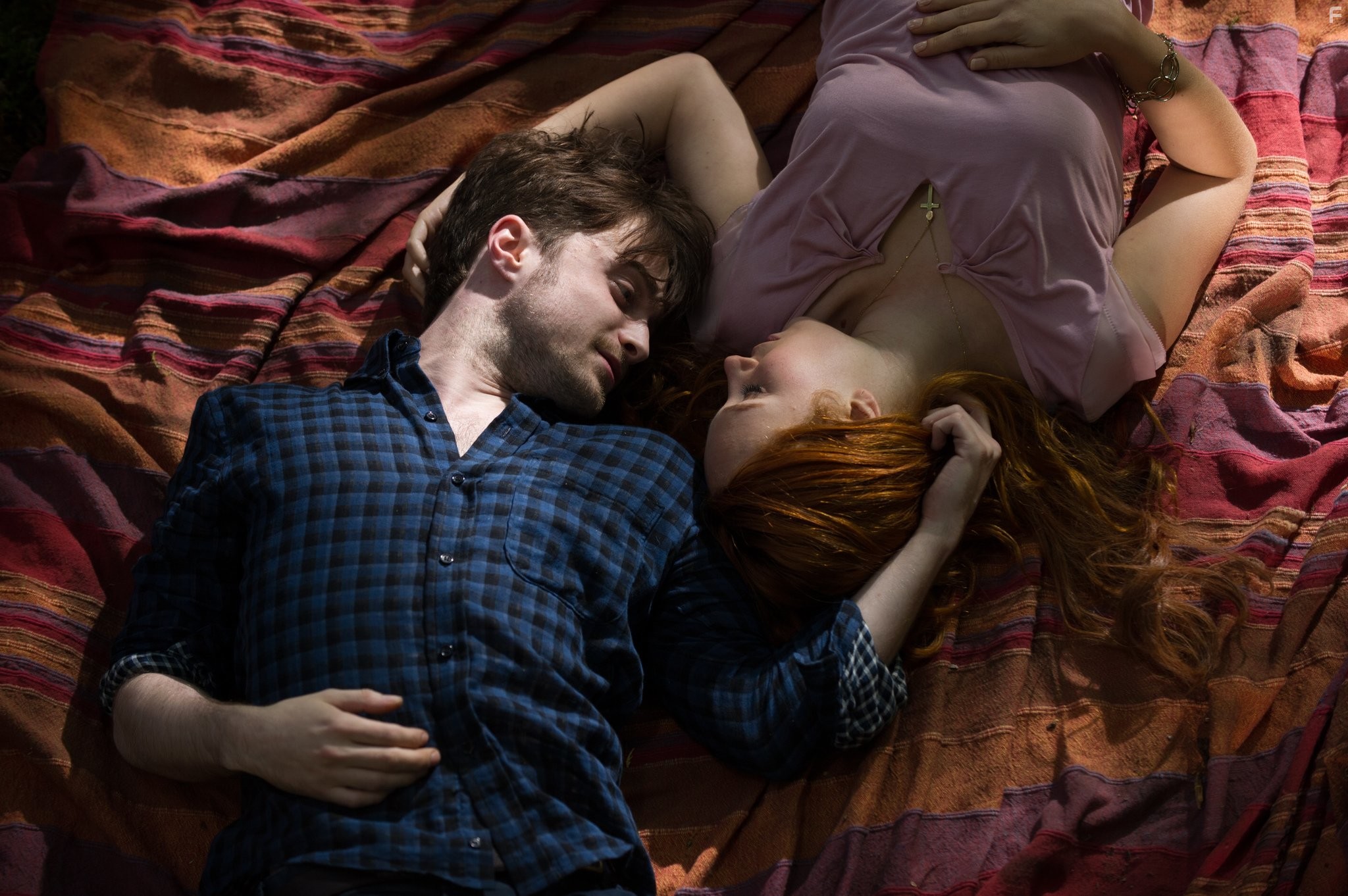 Daniel Radcliffe and Juno Temple in Рога (2013)