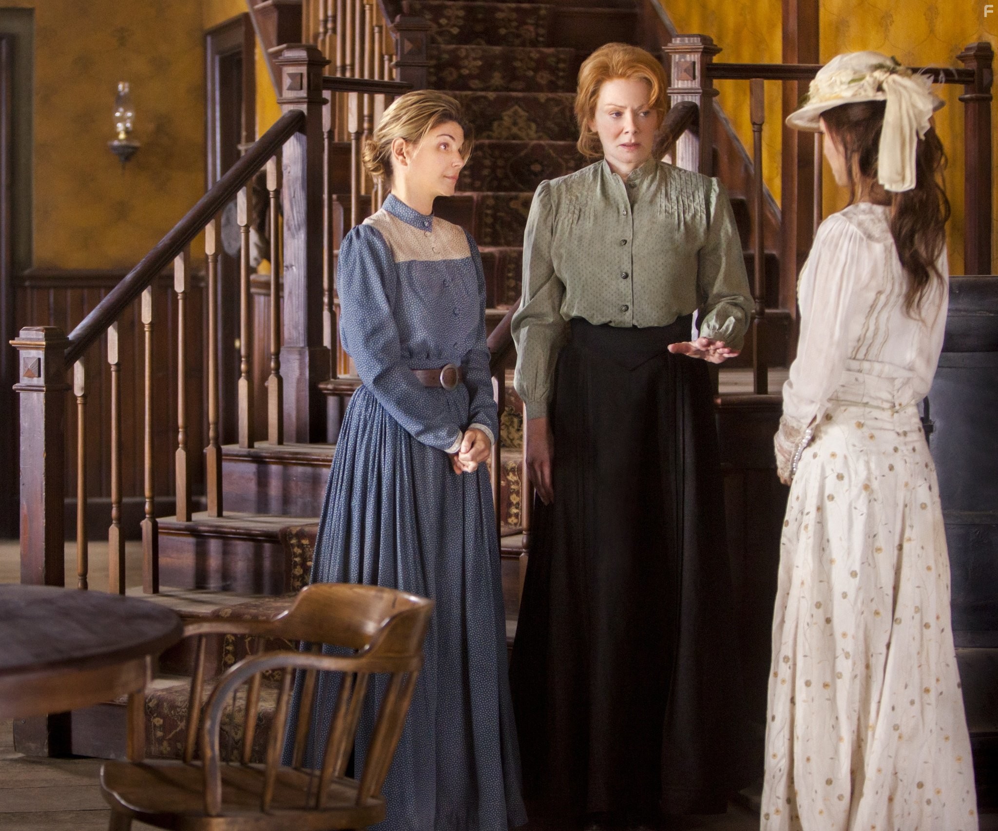 Jean Smart, Lori Loughlin, and Poppy Drayton in When Calls the Heart (2013)