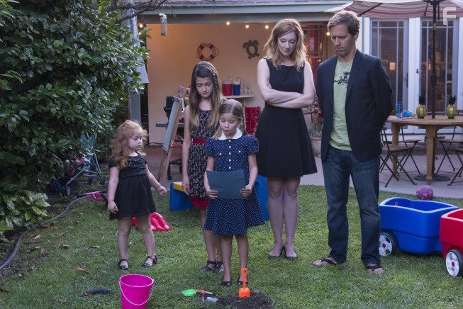 Nat Faxon, Judy Greer, Rachel Eggleston, Raevan Lee Hanan, and Skylar Gray in В браке (2014)