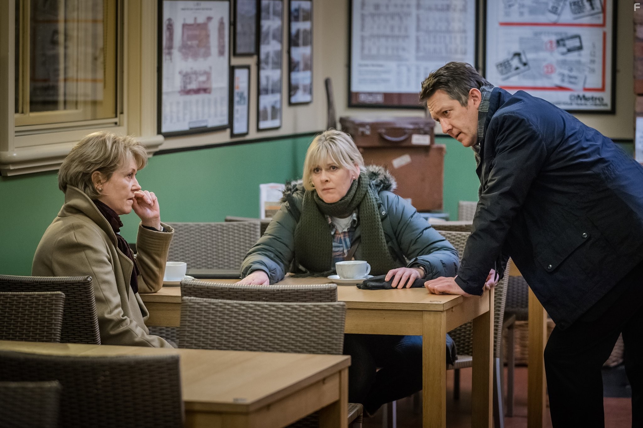 Jill Baker, Sarah Lancashire, and Alan McKenna in Счастливая долина (2014)