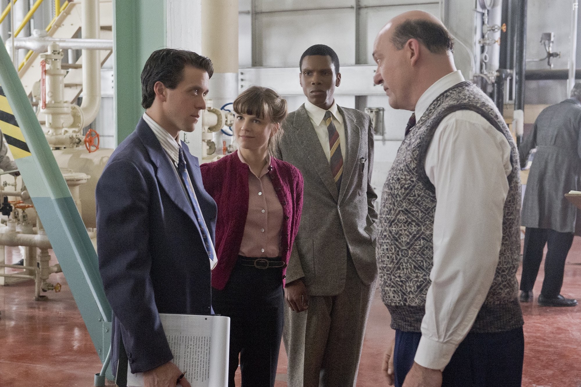 John Carroll Lynch, Katja Herbers, and Ashley Zukerman in Манхэттен (2014)