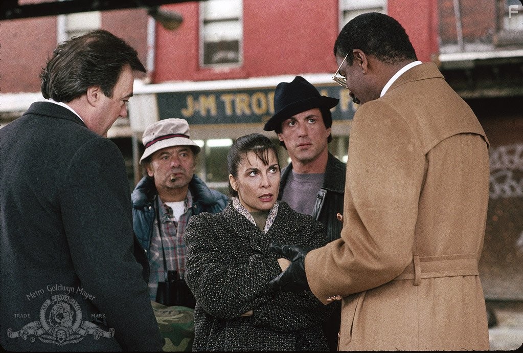 Sylvester Stallone, Talia Shire, and Burt Young in Рокки 5 (1990)
