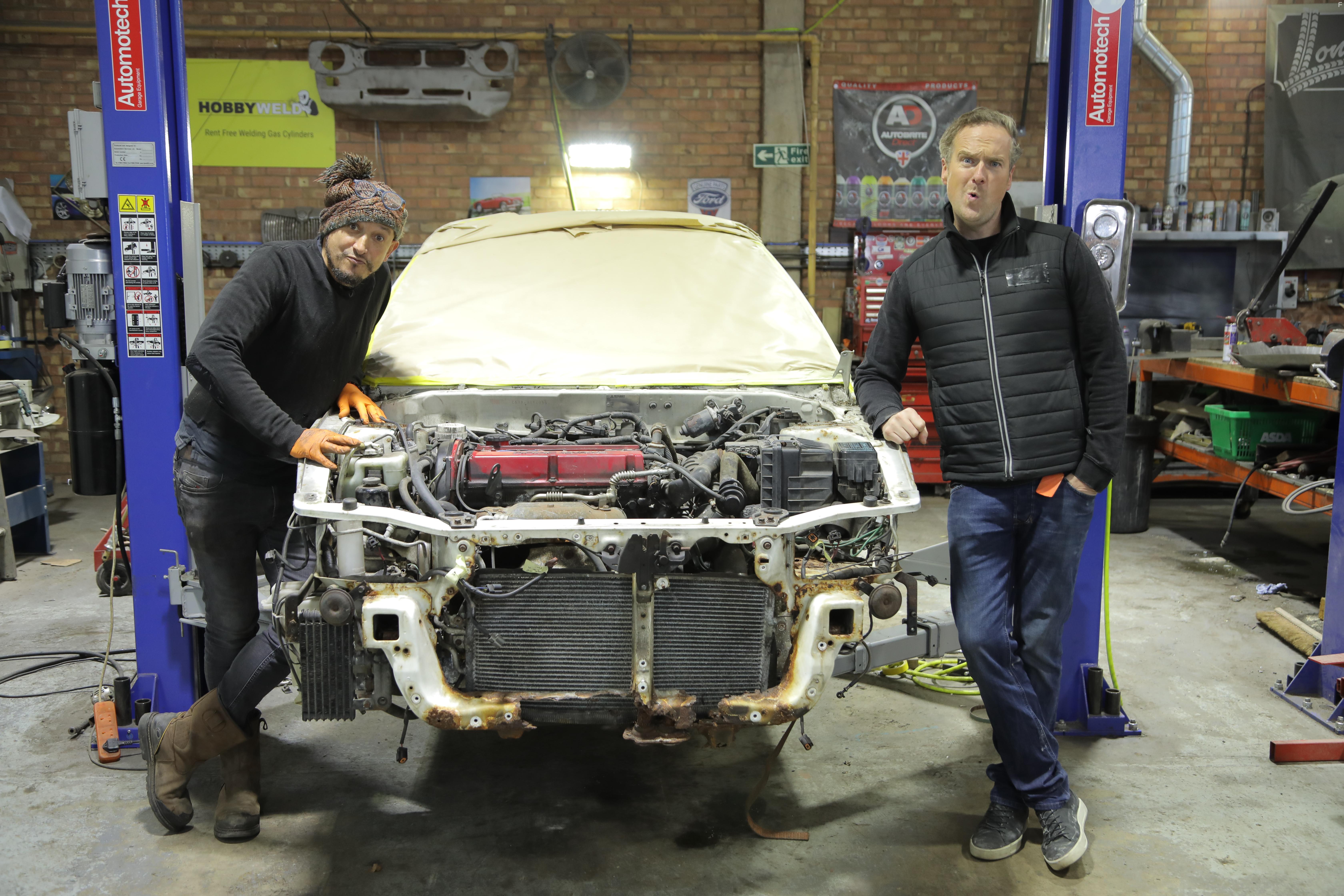 Tim Shaw and Fuzz Townshend in Car S.O.S.: Mitsubishi Evo (2020)