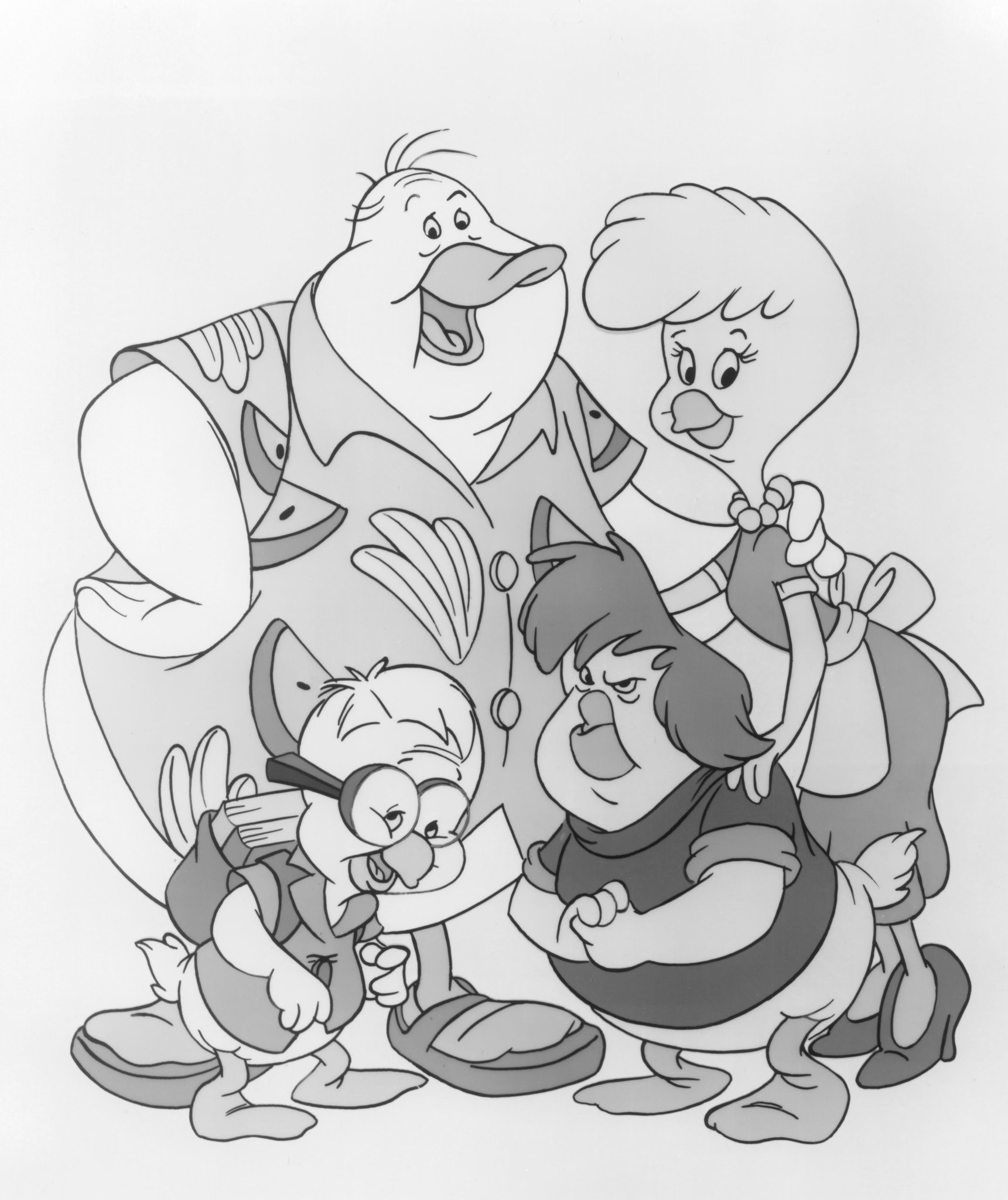 Christine Cavanaugh and Terence McGovern in Черный Плащ (1991)