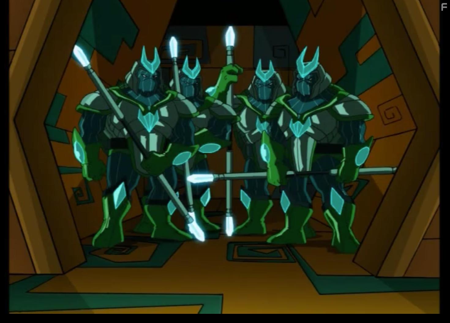 Черепашки ниндзя надели защинтые костюмы илинтиан , чтобы помешать им подняться на поверхность: из-за этого пострадает равновесие , подымиться уровень воды.