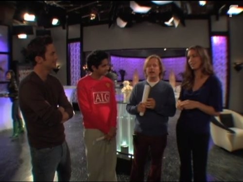 Oliver Hudson, David Spade, Bianca Kajlich, and Adhir Kalyan in Правила совместной жизни (2007)