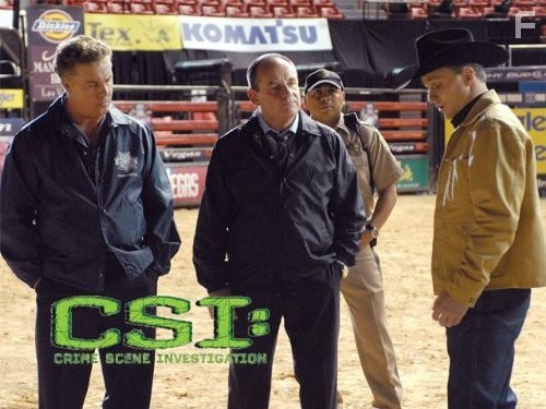 Paul Guilfoyle, Ty Murray, and William Petersen in C.S.I. Место преступления (2000)