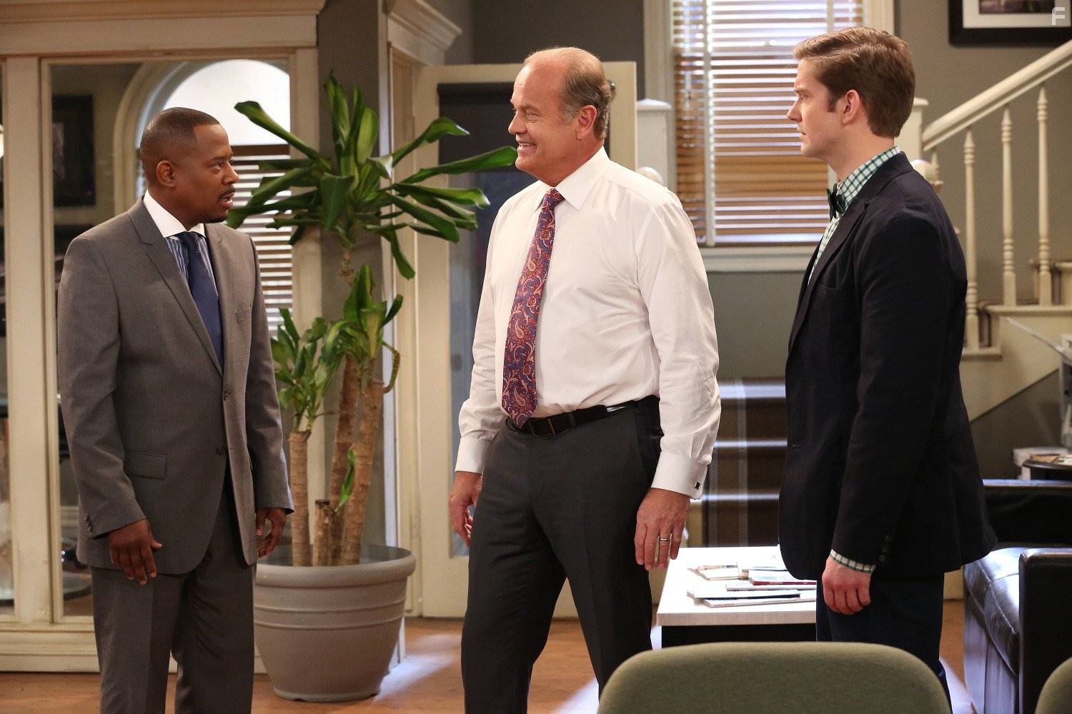 Kelsey Grammer, Martin Lawrence, and Rory O'Malley in Партнеры (2014)
