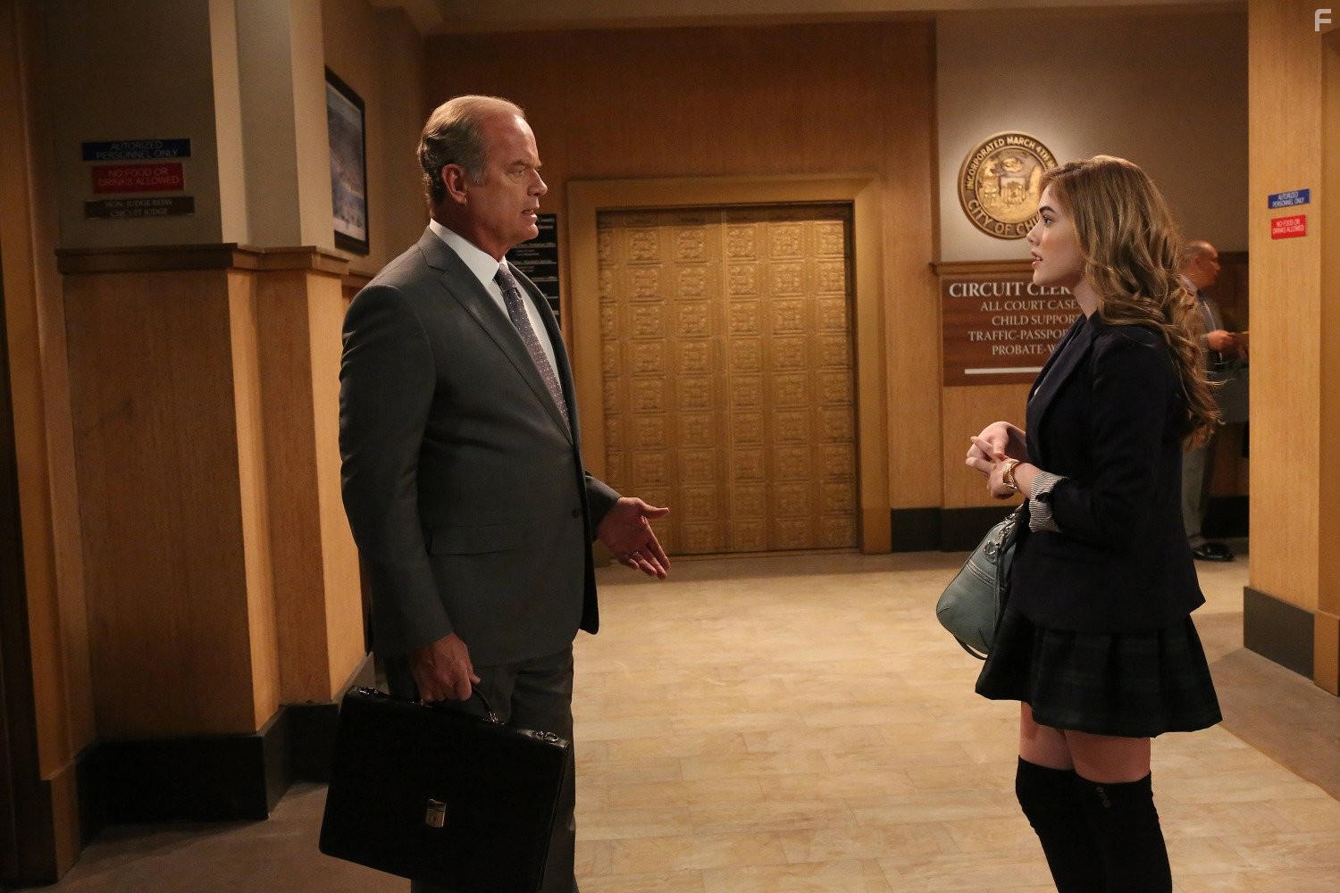 Kelsey Grammer and McKaley Miller in Партнеры (2014)