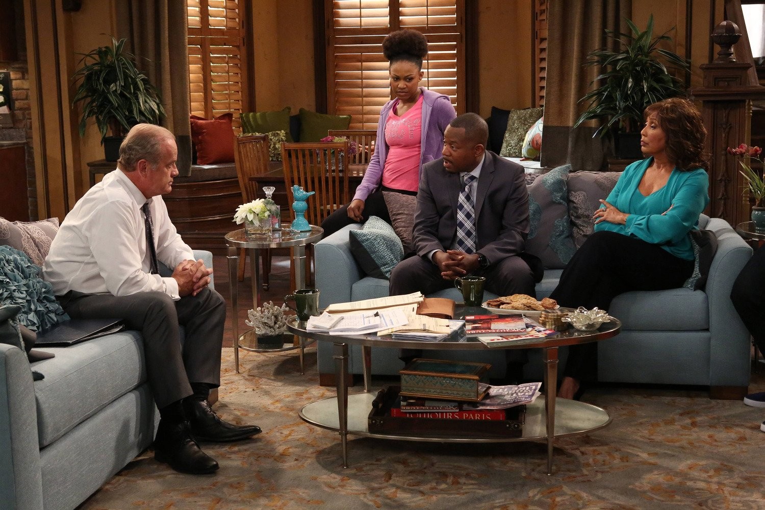 Kelsey Grammer, Martin Lawrence, Telma Hopkins, and Dani?le Watts in Партнеры (2014)