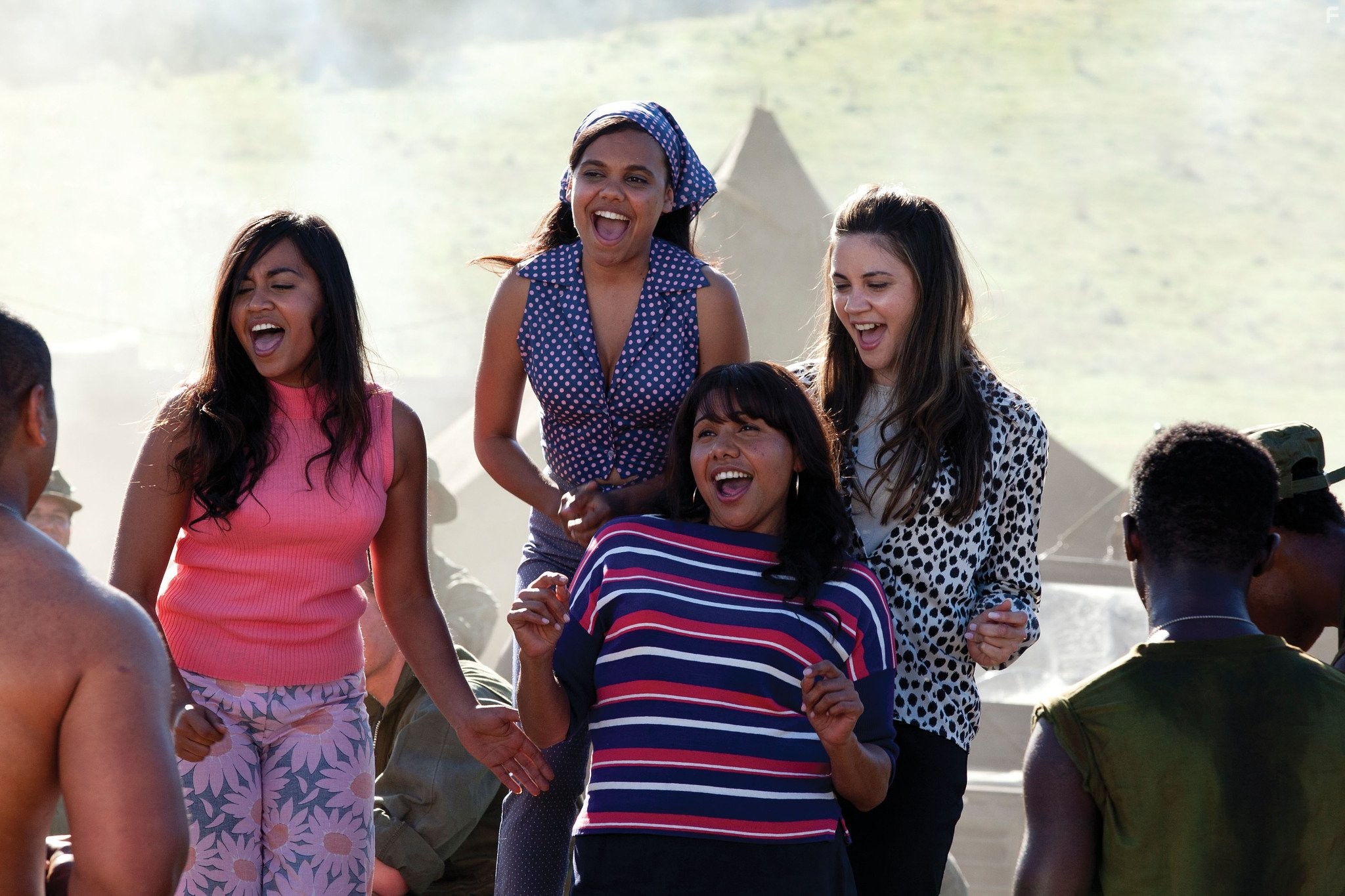 Deborah Mailman, Jessica Mauboy, Miranda Tapsell, and Shari Sebbens in Сапфиры (2012)