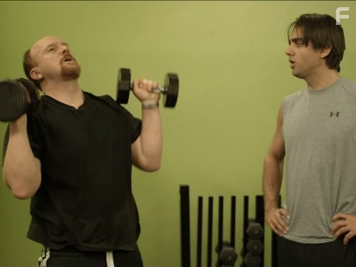 Louis C.K. and Bobby Cannavale in Луи (2010)