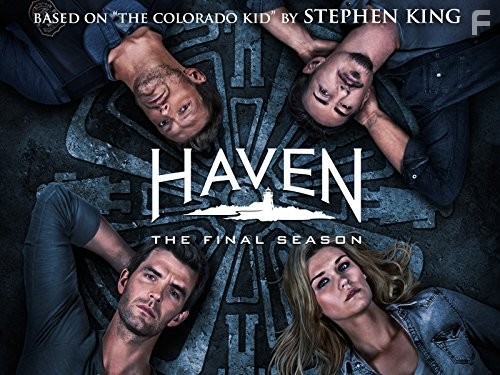 Eric Balfour, Adam Copeland, Lucas Bryant, and Emily Rose in Тайны Хейвена (2010)